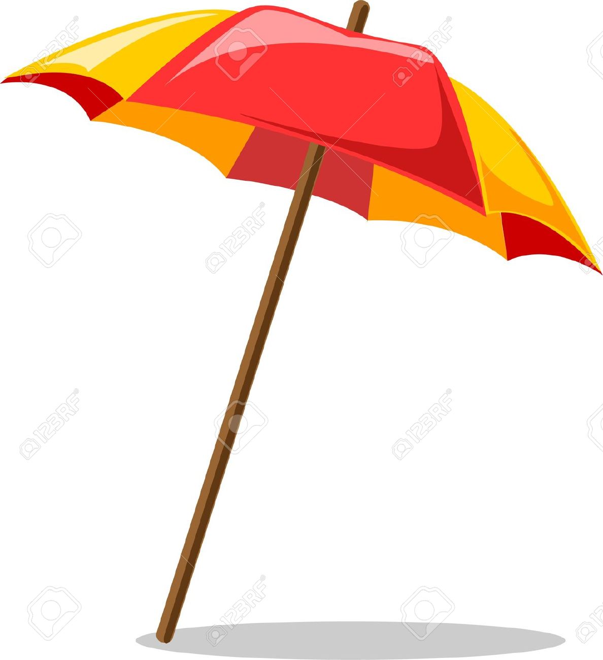 12480629-parapluie-de-plage-Banque-d'images